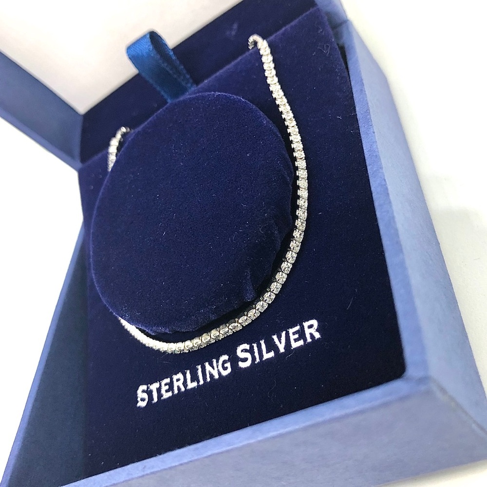 NWOT Sterling Silver Cubic Zirconia Bracelet